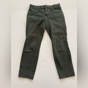 GAP Olive Green Skinny Ankle Pants Petite 2P Stretch